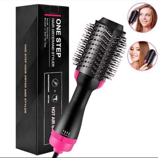 One step hairdryer, hair-straightener 3 in 1